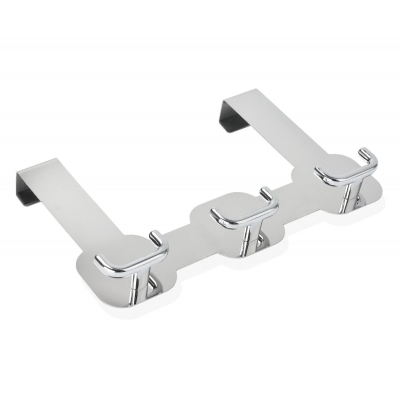 Andrea House - Κρεμάστρα Πόρτας Silver 3 Hooks