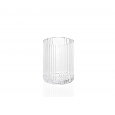 Andrea House - Ποτηράκι Για Οδοντόβουρτσες Stripes Gold Classic