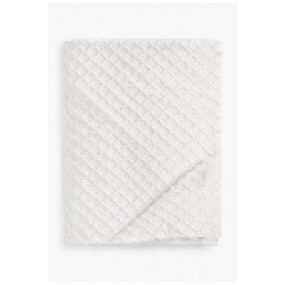 Calma House - Ριχτάρι/Κάλυμμα Κρεβατιού Royal White 240x260cm