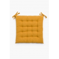 Calma House - Τετράγωνο Μαξιλάρι Καρέκλας Gavema Mustard 40x40cm