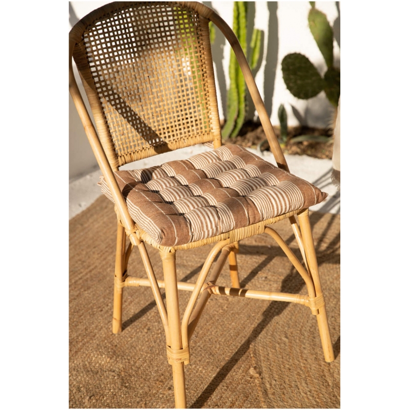 Calma House - Τετράγωνο Μαξιλάρι Καρέκλας Tosa Beige 40x40cm
