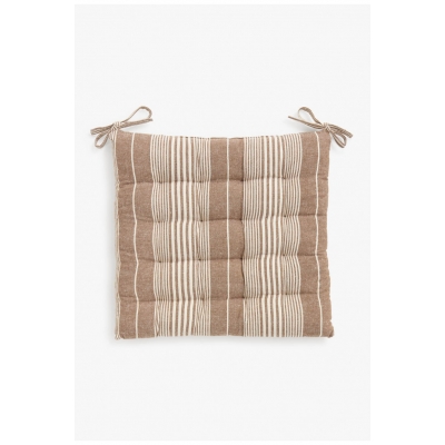 Calma House - Τετράγωνο Μαξιλάρι Καρέκλας Tosa Beige 40x40cm