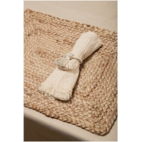 Calma House - Σετ 4 Πετσέτες Κουζίνας Με Σκοινί Layer Ecru 45x45cm Calma House - Σετ 4 Πετσέτες Κουζίνας Με Σκοινί Layer Ecru 45x45cm