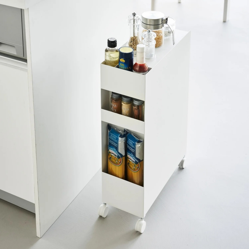 Yamazaki - Τροχήλατο Καλάθι Αποθηκέυσης 3 Επιπέδων Tower WH Yamazaki - Τροχήλατο Καλάθι Αποθηκέυσης 3 Επιπέδων Tower WH