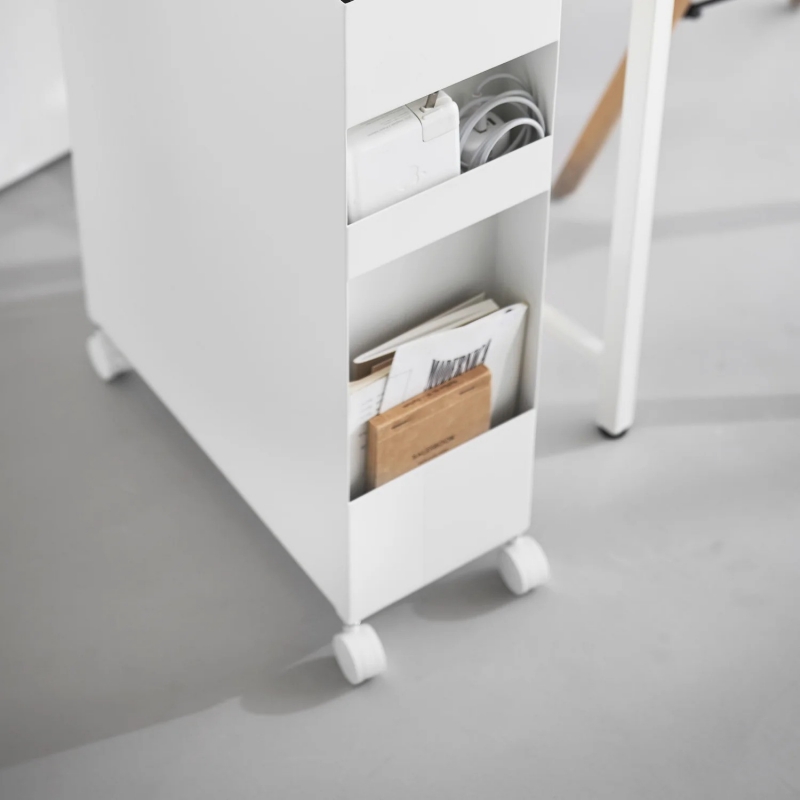 Yamazaki - Τροχήλατο Καλάθι Αποθηκέυσης 3 Επιπέδων Tower WH Yamazaki - Τροχήλατο Καλάθι Αποθηκέυσης 3 Επιπέδων Tower WH