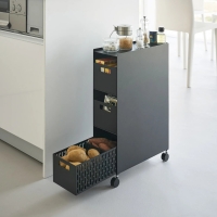 Yamazaki - Τροχήλατο Καλάθι Αποθηκέυσης 3 Επιπέδων Tower BK Yamazaki - Τροχήλατο Καλάθι Αποθηκέυσης 3 Επιπέδων Tower BK