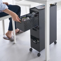 Yamazaki - Τροχήλατο Καλάθι Αποθηκέυσης 3 Επιπέδων Tower BK Yamazaki - Τροχήλατο Καλάθι Αποθηκέυσης 3 Επιπέδων Tower BK