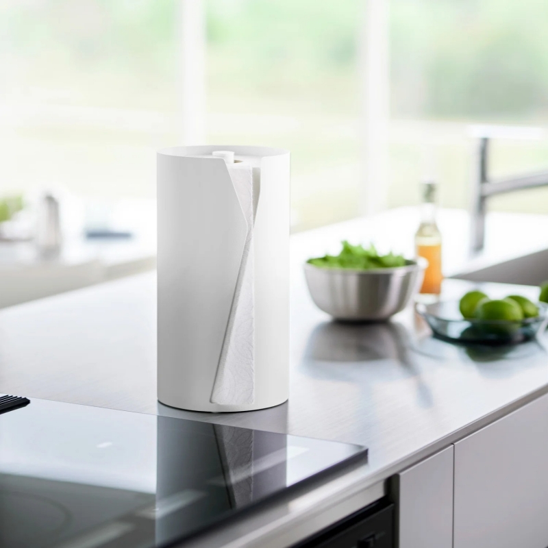 Yamazaki - Θήκη Για Χαρτί Κουζίνας Round Tower WH Yamazaki - Θήκη Για Χαρτί Κουζίνας Round Tower WH