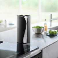 Yamazaki - Θήκη Για Χαρτί Κουζίνας Round Tower BK Yamazaki - Θήκη Για Χαρτί Κουζίνας Round Tower BK