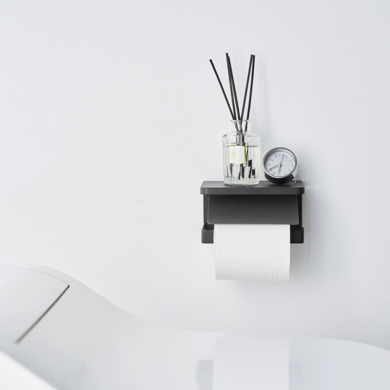 Yamazaki - Επιτοίχια Βάση Για Χαρτί Υγείας Tower BK Yamazaki - Επιτοίχια Βάση Για Χαρτί Υγείας Tower BK