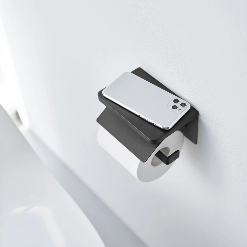 Yamazaki - Επιτοίχια Βάση Για Χαρτί Υγείας Tower BK Yamazaki - Επιτοίχια Βάση Για Χαρτί Υγείας Tower BK