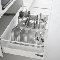 Yamazaki - Ρυθμιζόμενη Βάση Οργάνωσης Για Μαγειρικά Σκεύη Tower WH