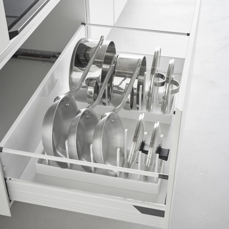 Yamazaki - Ρυθμιζόμενη Βάση Οργάνωσης Για Μαγειρικά Σκεύη Tower WH