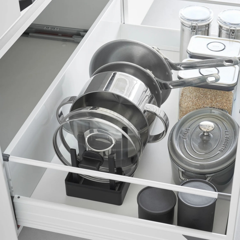 Yamazaki - Ρυθμιζόμενη Βάση Οργάνωσης Για Μαγειρικά Σκεύη Tower BK