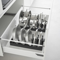 Yamazaki - Ρυθμιζόμενη Βάση Οργάνωσης Για Μαγειρικά Σκεύη Tower BK