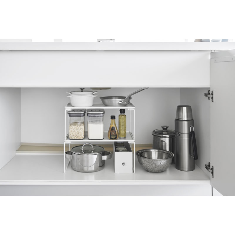 Yamazaki - Πτυσσόμενο & Στοιβαζόμενο Ράφι Κουζίνας WH Medium