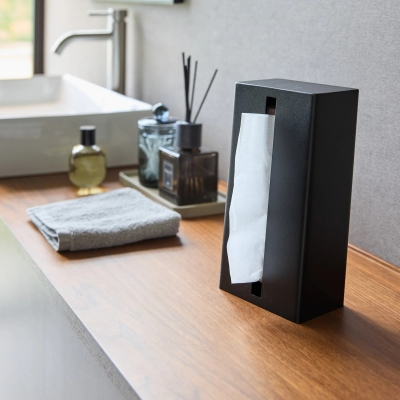 Yamazaki - Κάθετη Επιτραπέζια Θήκη Για Χαρτομάντηλα Tower BK Yamazaki - Κάθετη Επιτραπέζια Θήκη Για Χαρτομάντηλα Tower BK