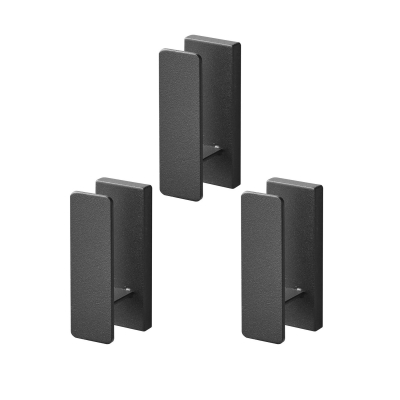 Yamazaki - Επιτοίχιες Μονές Κρεμάστρες Σετ 3 Tower BK