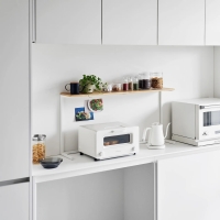 Yamazaki - Ράφι Πάγκου Κουζίνας Με Ξύλινη Επιφάνεια Tower WH