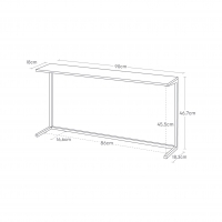 Yamazaki - Ράφι Πάγκου Κουζίνας Με Ξύλινη Επιφάνεια Tower BK