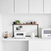 Yamazaki - Ράφι Πάγκου Κουζίνας Με Ξύλινη Επιφάνεια Tower BK