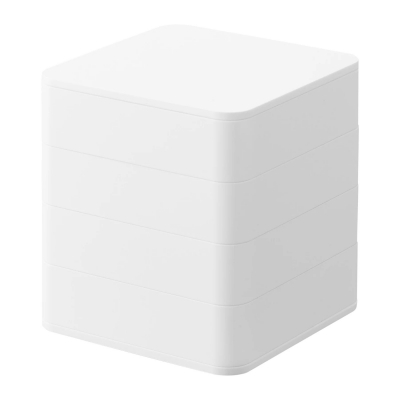 Yamazaki - Κουτί Αποθήκευσης Κοσμημάτων 4 Βαθμίδων Square Tower WH