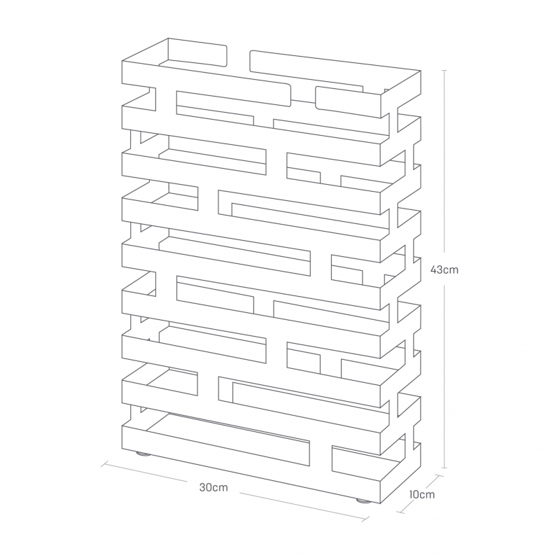 Yamazaki - Ομπρελοθήκη Brick Wide BK