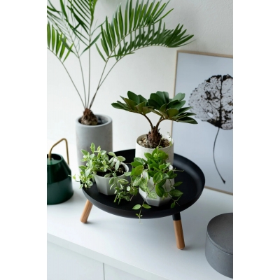 Yamazaki - Μεταλλικός Δίσκος Με Ξύλινα Πόδια BK Yamazaki - Μεταλλικός Δίσκος Με Ξύλινα Πόδια BK