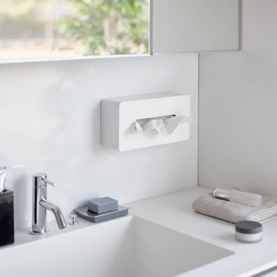 Yamazaki - Επιτοίχια Θήκη Για Χαρτομάντηλα Tower WH Yamazaki - Επιτοίχια Θήκη Για Χαρτομάντηλα Tower WH