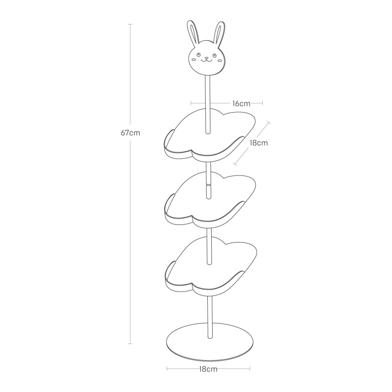 Yamazaki - Παιδική Παπουτσοθήκη Bunny PK
