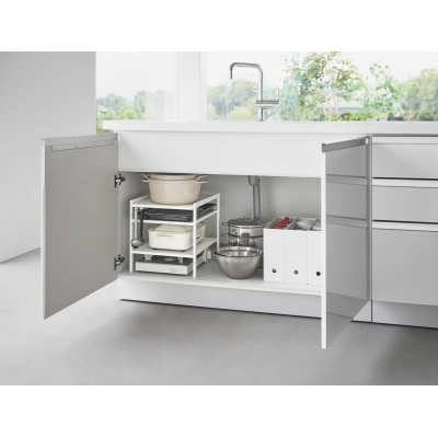 Yamazaki - Ράφι Οργάνωσης Κάτω Από Το Νεροχύτη 3 Επιπέδων WH