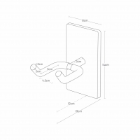 Yamazaki - Tower. Επιτοίχια Βάση Για Πιστολάκι Μαλλιών BK