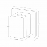 Yamazaki - Smart. Σετ 5 Μαγνητικές Θήκες Καλωδίων Με Βάση WH