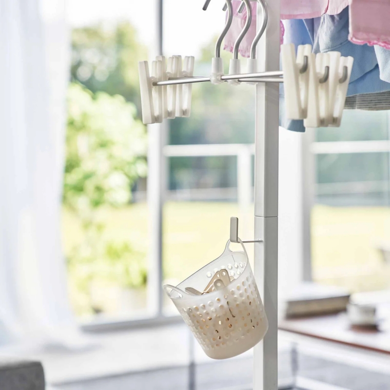 Yamazaki - Tower. Διπλή Πτυσσόμενη Απλώστρα/Κρεμάστρα WH