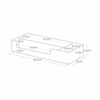 Yamazaki - Tower. Amenity Tray Με Διαχωριστικά WH