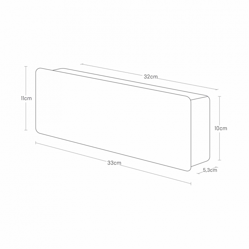 Yamazaki - Tower. Μαγνητικό Κουτί Κλειδοθήκη Wide BK
