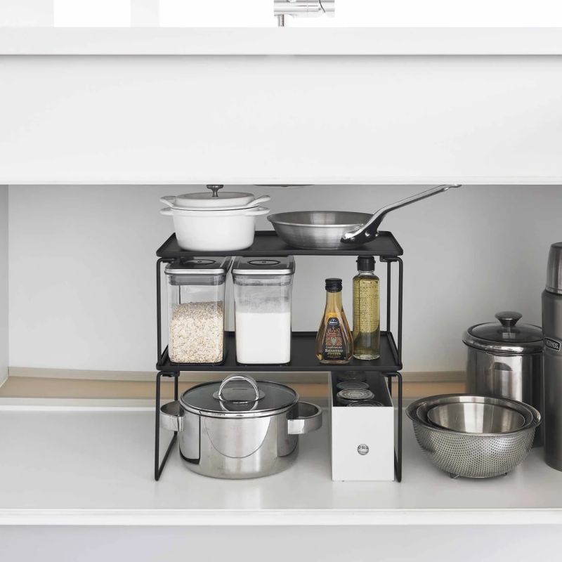 Yamazaki - Πτυσσόμενο & Στοιβαζόμενο Ράφι Κουζίνας BK Medium