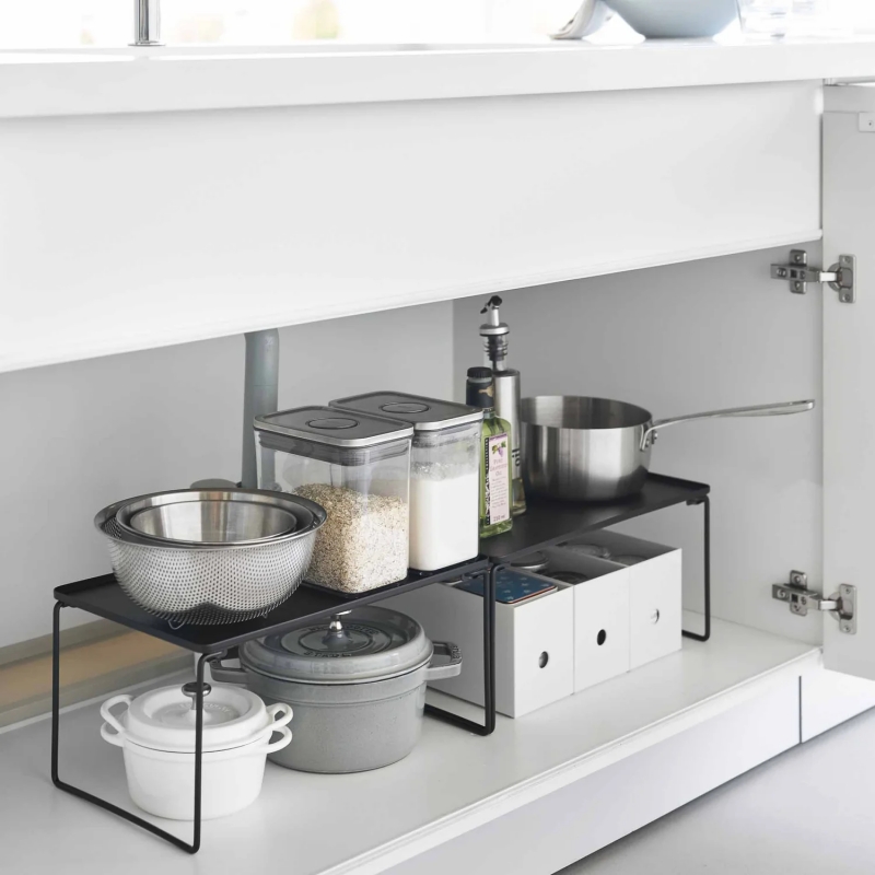 Yamazaki - Πτυσσόμενο & Στοιβαζόμενο Ράφι Κουζίνας BK Medium