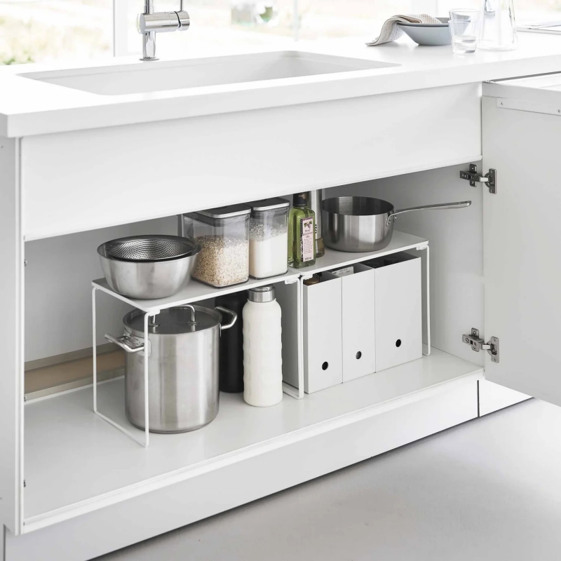 Yamazaki - Πτυσσόμενο & Στοιβαζόμενο Ράφι Κουζίνας WH Large