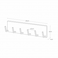 Yamazaki - Tower. Επιτοίχια Κρεμάστρα Για Εργαλεία Κουζίνας 6 Θέσεων BK Yamazaki - Tower. Επιτοίχια Κρεμάστρα Για Εργαλεία Κουζίνας 6 Θέσεων BK