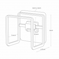 Yamazaki - Tower. Βάση Στήριξης Για Σφουγγαράκι BK Yamazaki - Tower. Βάση Στήριξης Για Σφουγγαράκι BK