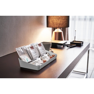 Yamazaki - Yamazaki - Amenity Tray Tray L Wide WH Yamazaki - Yamazaki - Amenity Tray Tray L Wide WH