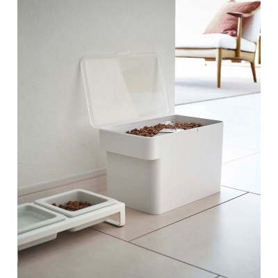 Yamazaki - Δοχείο Αποθήκευσης Φαγητού Για Κατοικίδια Με Δοσομετρητή 3,5kg WH