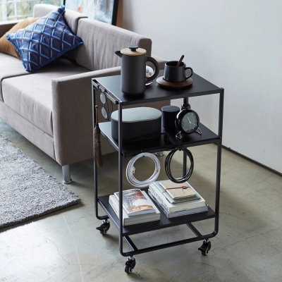 Yamazaki - Καρότσι Αποθήκευσης 3 Επιπέδων Με Χερούλι BK Yamazaki - Καρότσι Αποθήκευσης 3 Επιπέδων Με Χερούλι BK