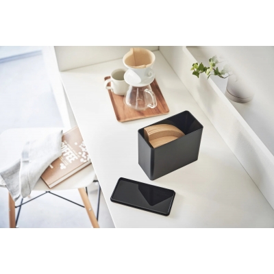 Yamazaki - Push Top Κουτί Αποθήκευσης Φίλτρων Καφέ BK