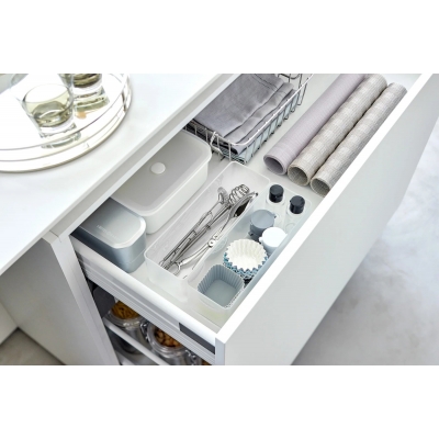 Yamazaki - Σετ 2 Δοχεία Οργάνωσης L Βαθύ WH