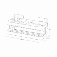 Yamazaki - Επιτοίχια Βάση Οργάνωσης Νεροχύτη WH