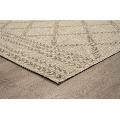 ΧΑΛΙ ETHNIK  2012C BROWN/CARAMEL BEIGE - 070X140  NewPlan