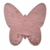 ΧΑΛΙ PUFFY JM7 DARK PINK BUTTERFLY ANTISLIP - 120X120B  NewPlan