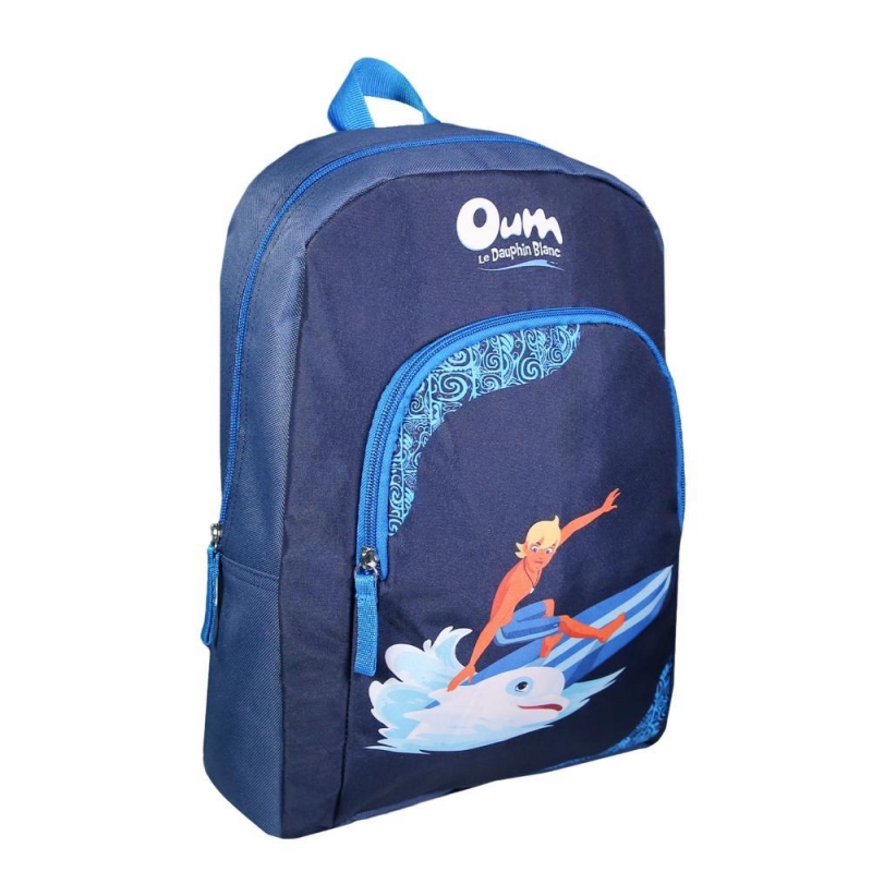 Bagtrotter τσάντα πλάτης νηπίου Oum Le Dauphin Blue Υ31x24x8εκ.